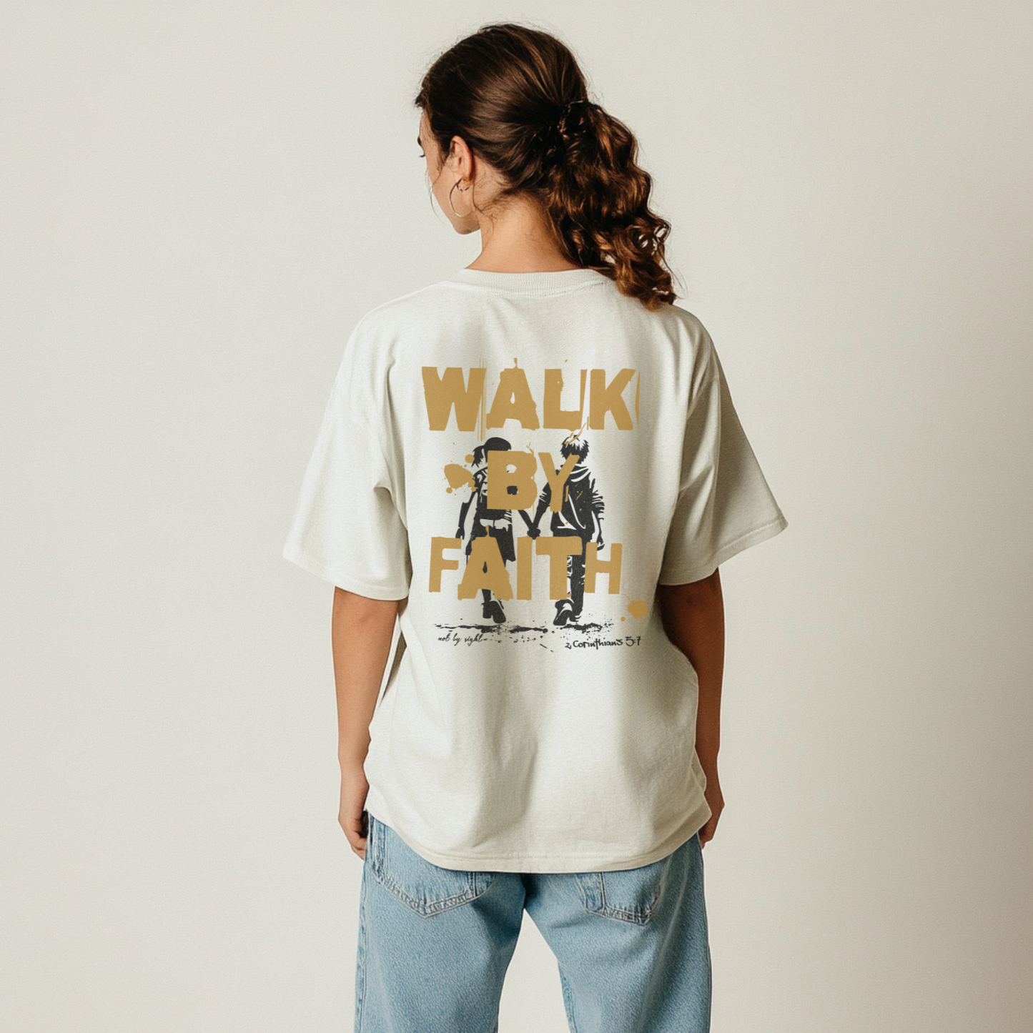 Walk By Faith Heavyweight Tee