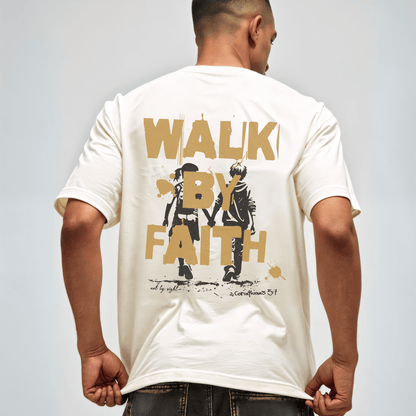 Walk By Faith Heavyweight Tee