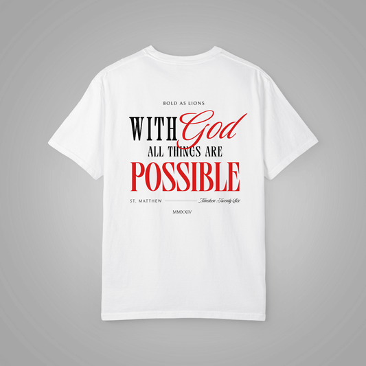 All is Possible -Heavyweight Vintage Tee